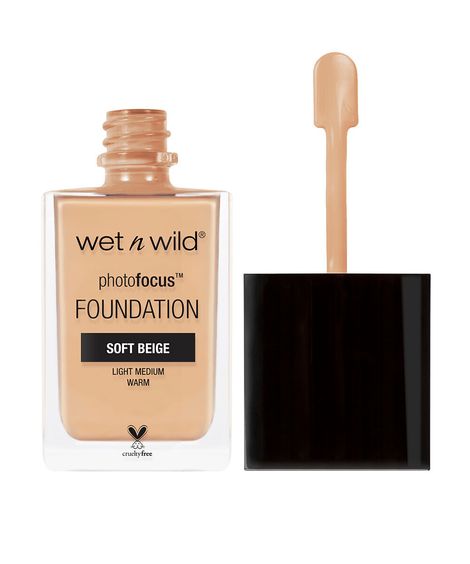base líquida wet n wild photo focus matte foundation soft beige