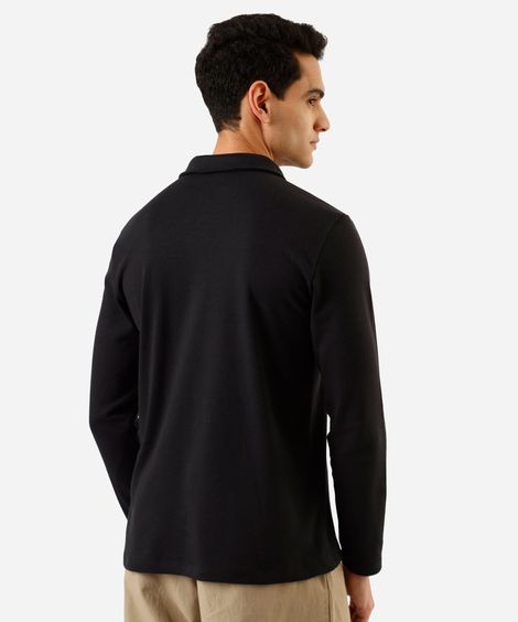 camisa overshirt masculina de fleece gola cotelê manga longa xadrez marrom