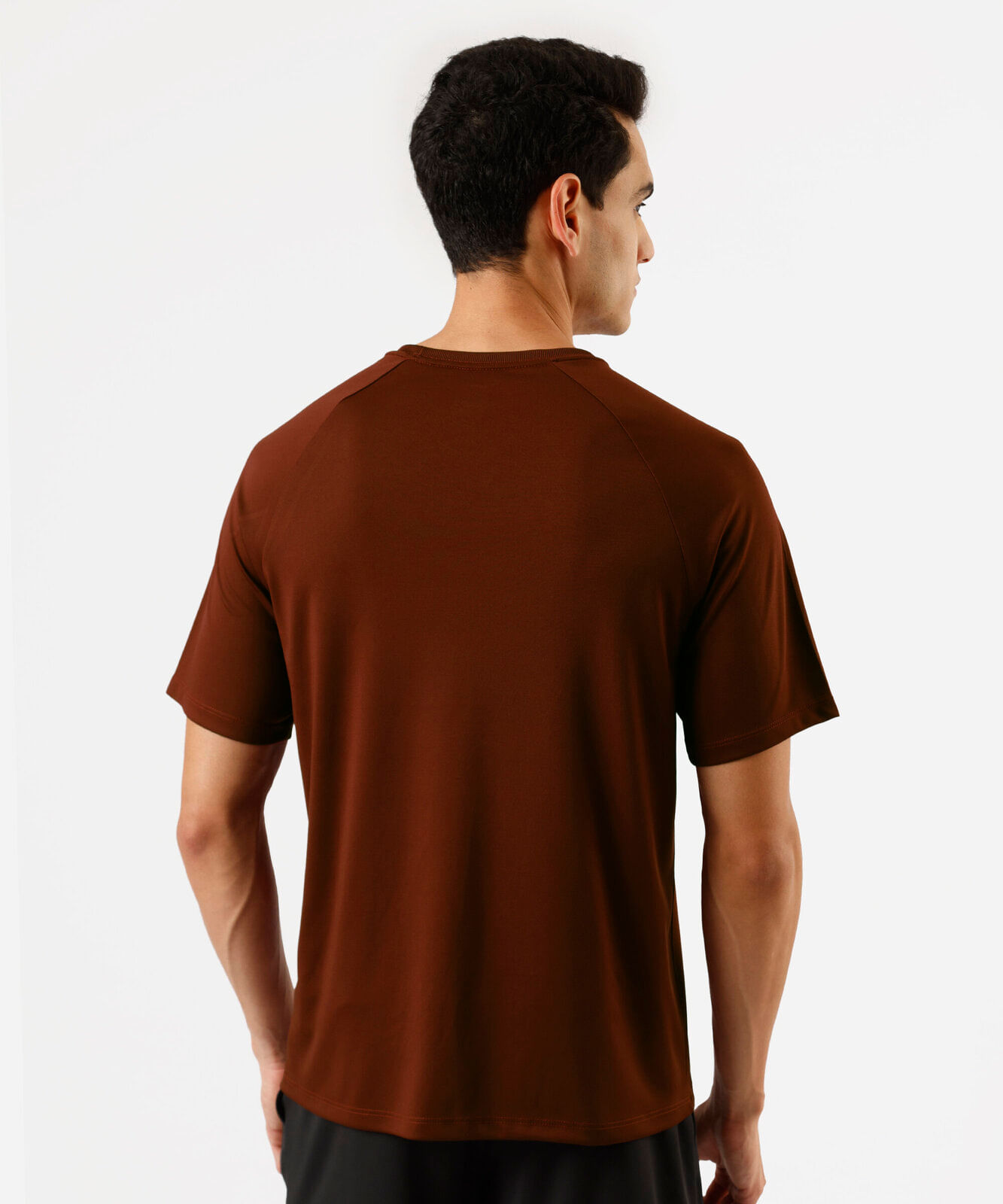 camiseta esportiva masculina manga curta vinho