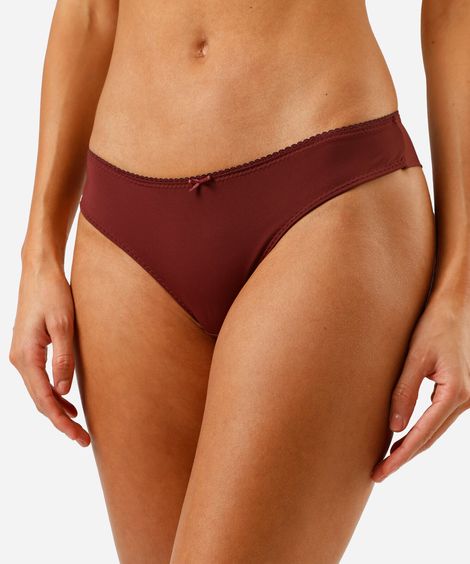 kit de 2 calcinhas fio feminina de poliamida estampado colorido