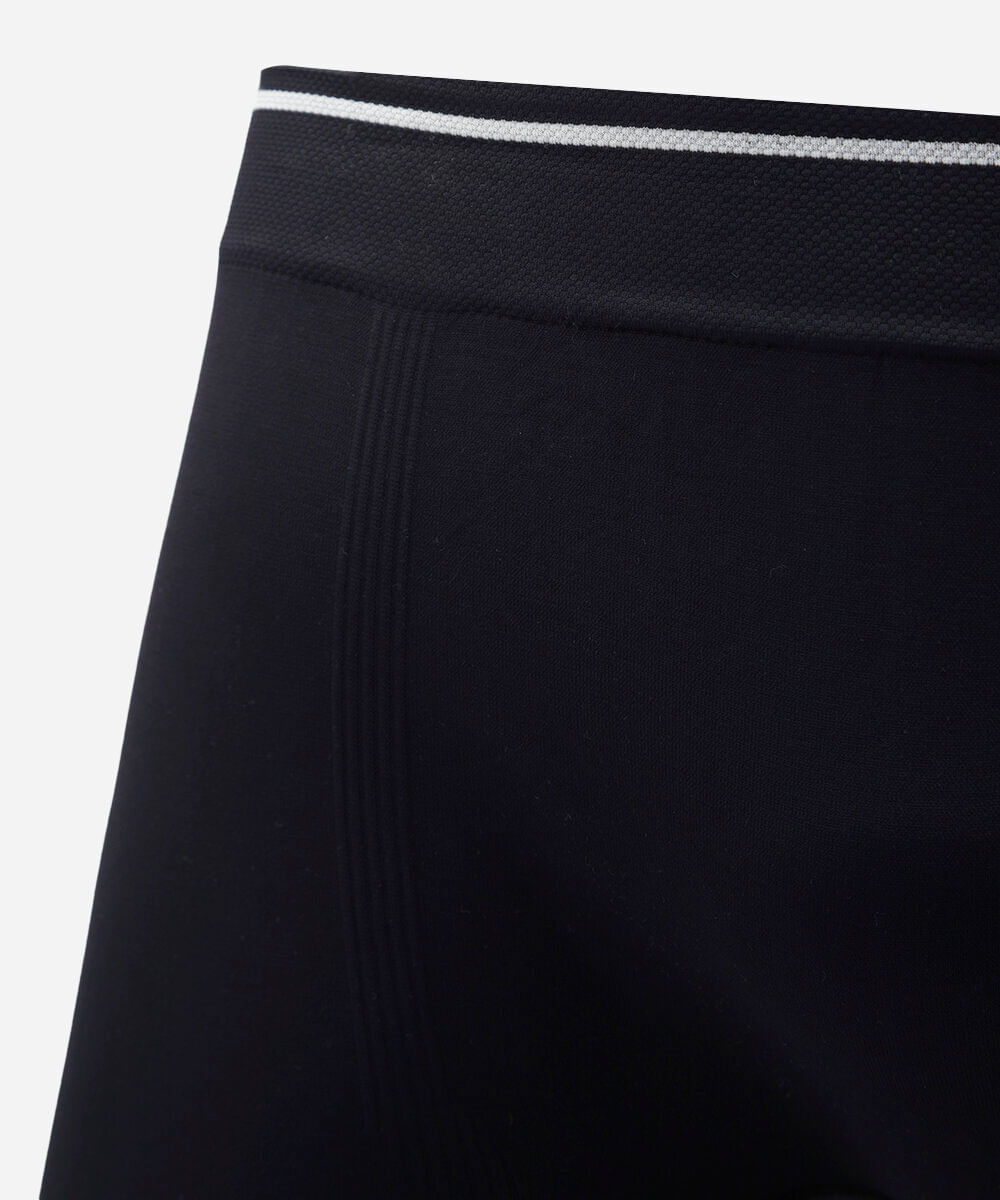 kit de 3 cuecas boxer masculina sem costura preto