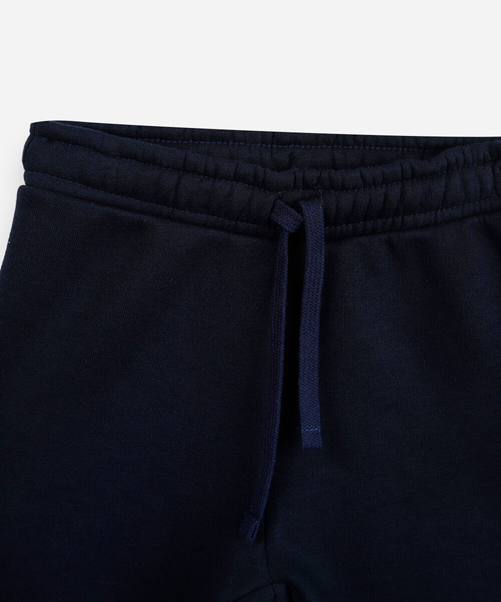 conjunto longo infantil de moletom com capuz sonic azul