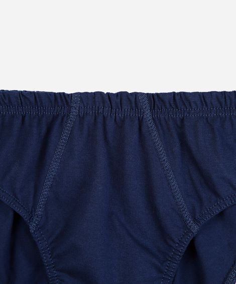 cueca slip masculina de algodão azul