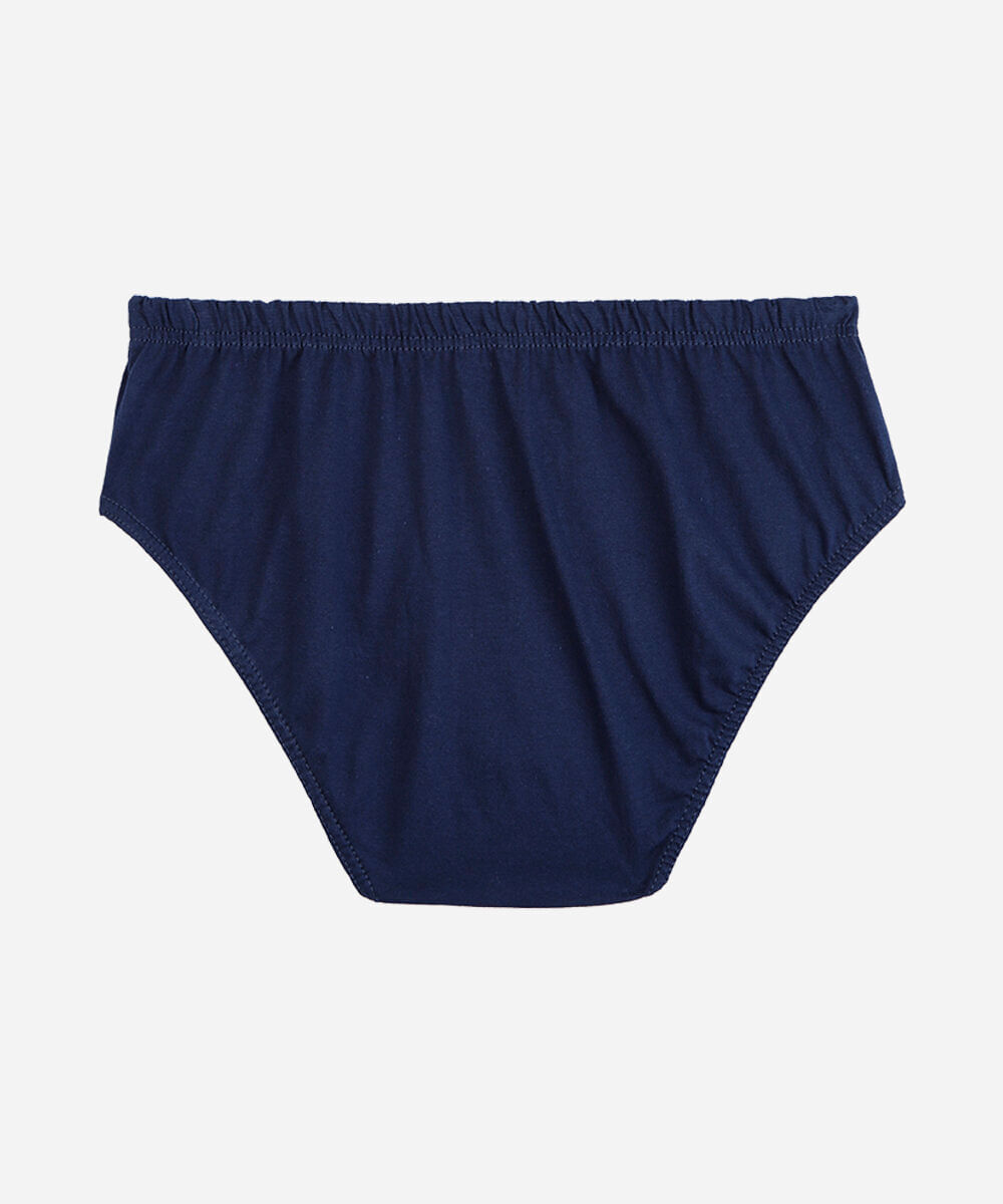 cueca slip masculina de algodão azul