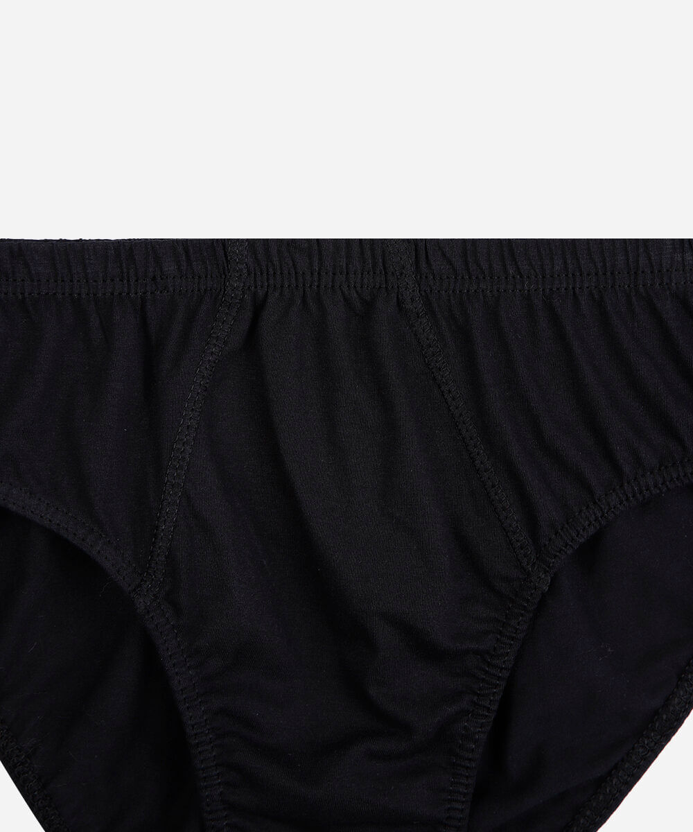 cueca slip masculina de algodão preta