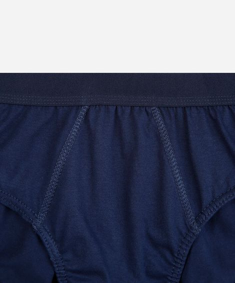cueca slip masculina de algodão azul
