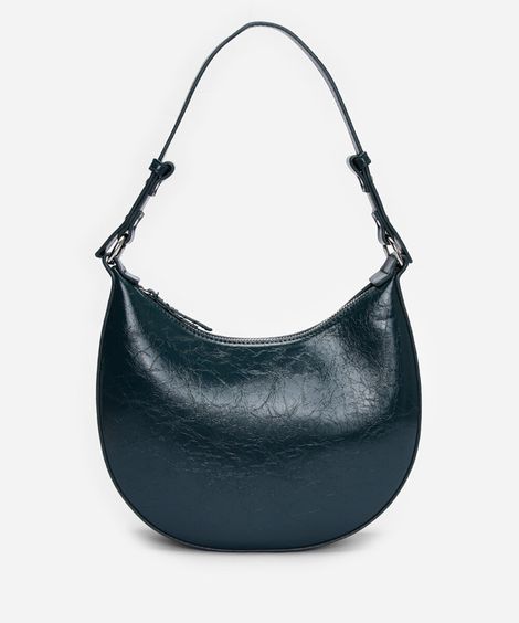 bolsa baguete alça fina verde