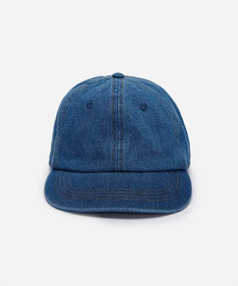 boné aba curva jeans estonado azul