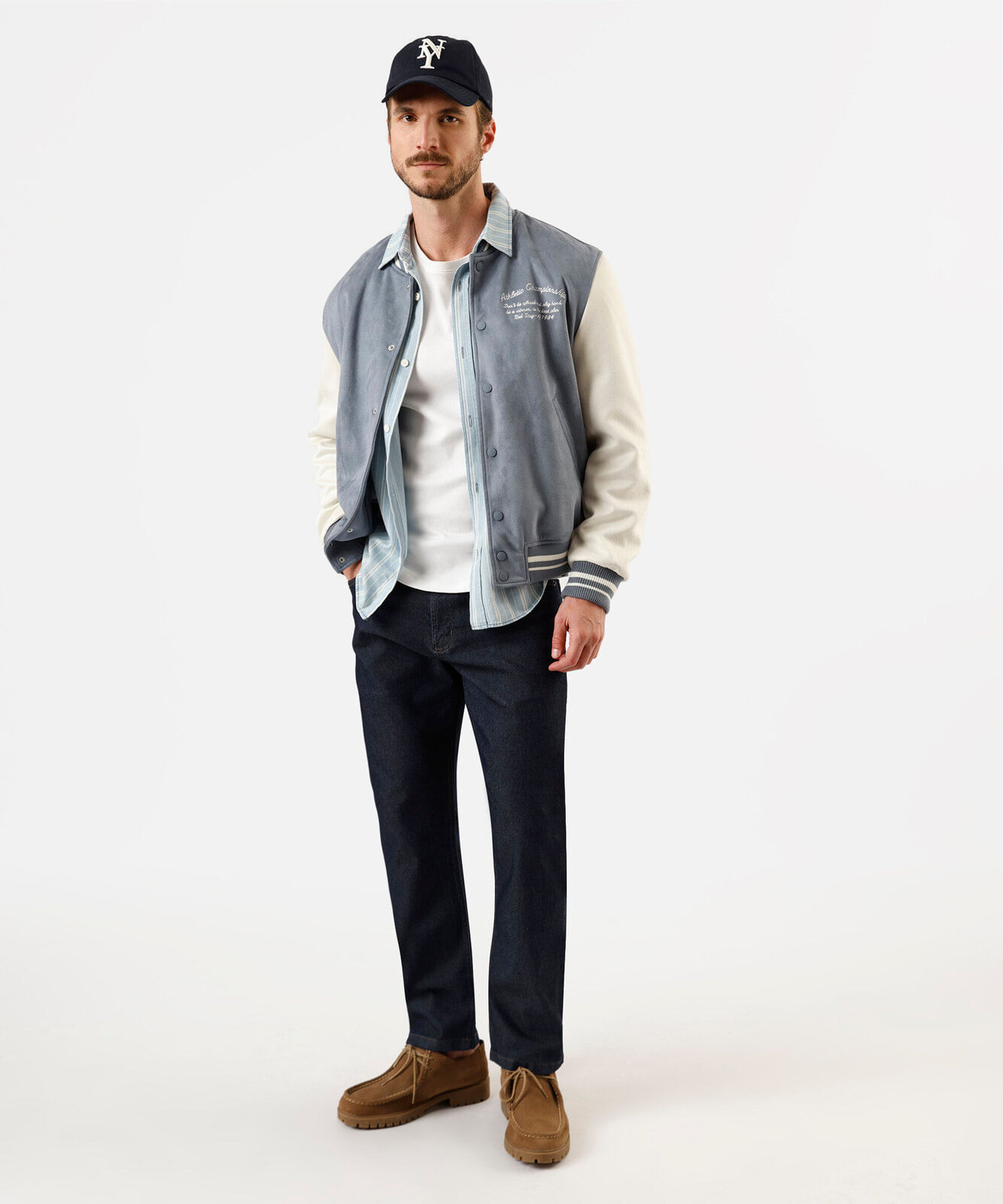 Calça Slim Jeans Azul Escuro