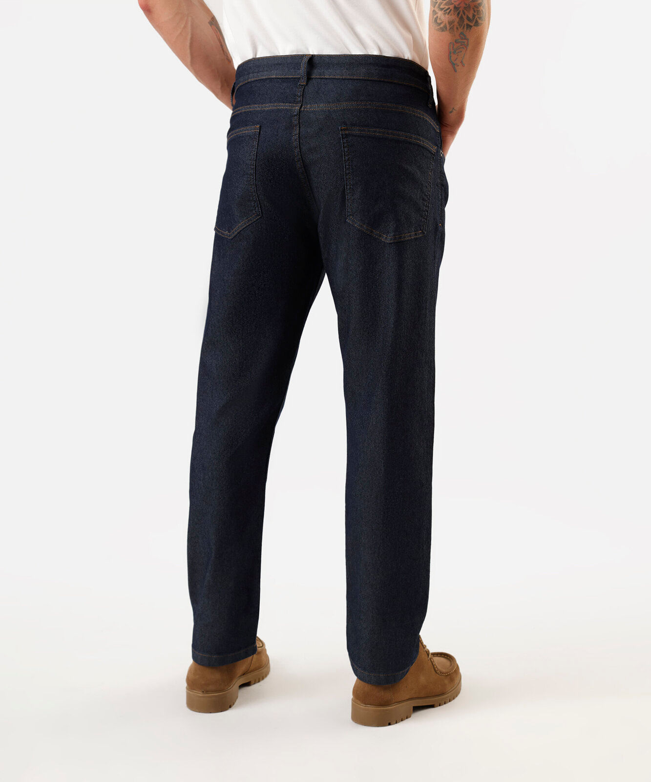 Calça Slim Jeans Azul Escuro