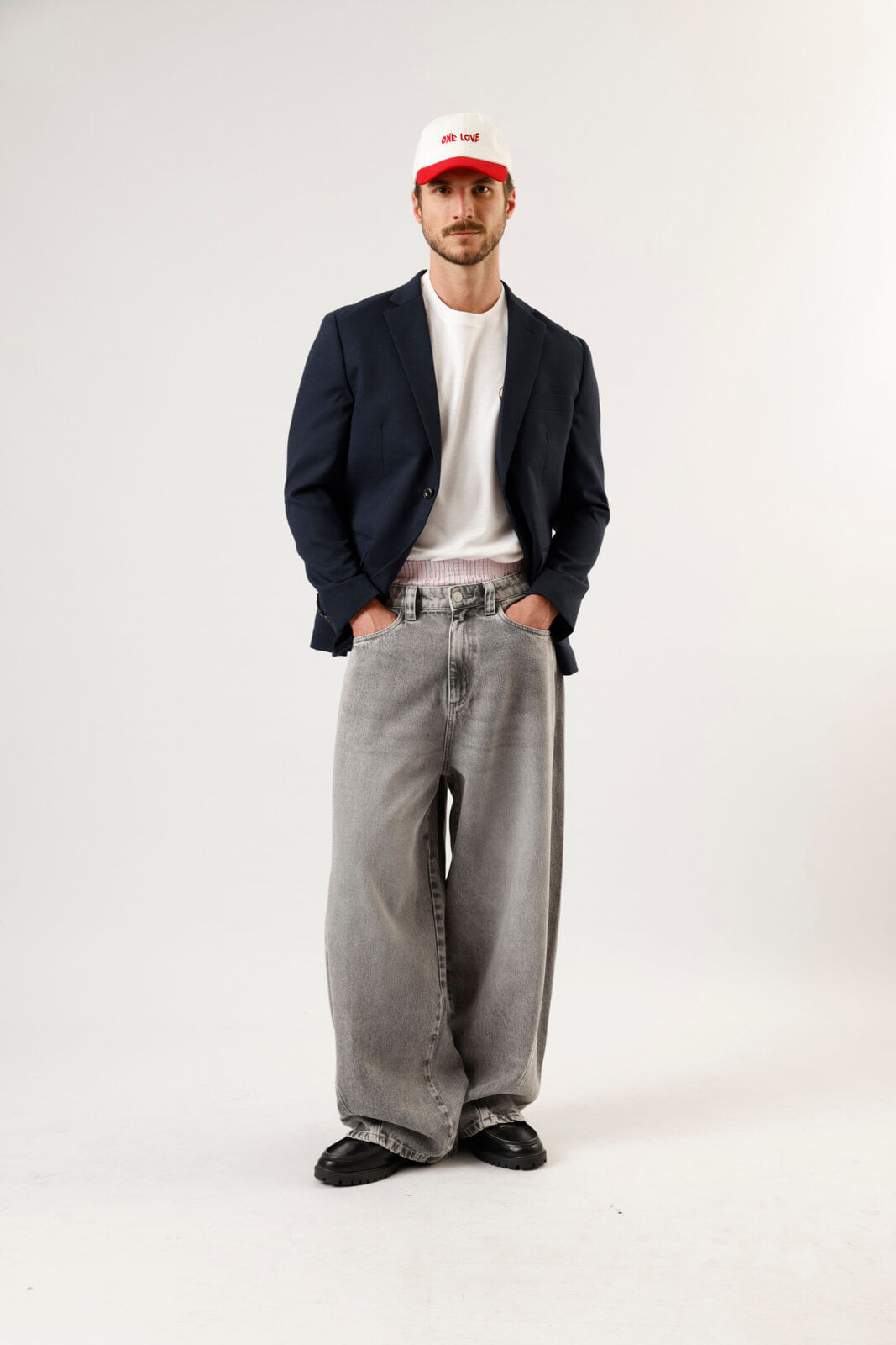 calça chino masculina jeans cinza
