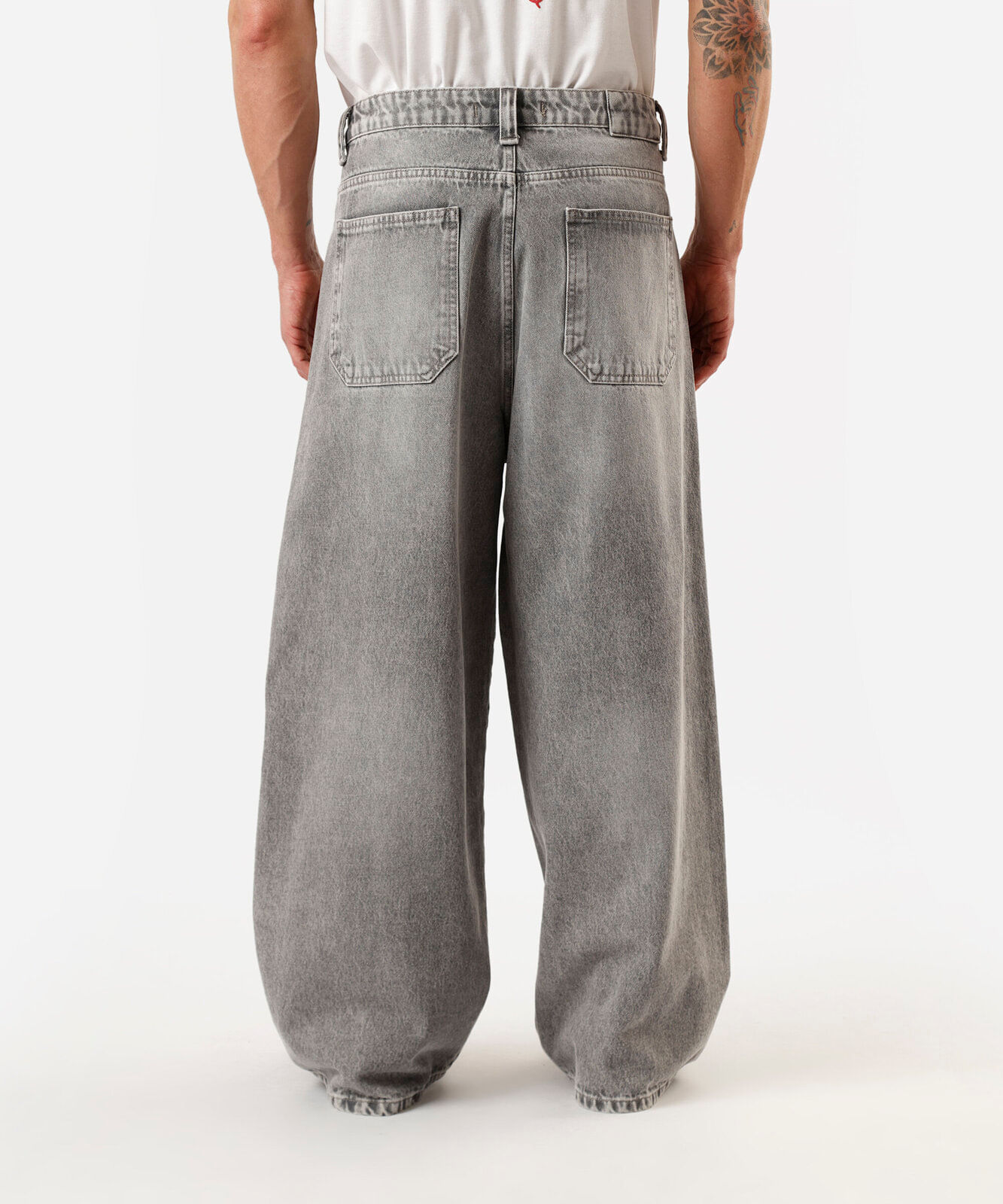calça chino masculina jeans cinza