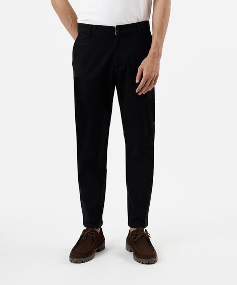 calça social slim de alfaiataria masculina preta