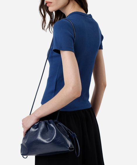 bolsa bucket azul