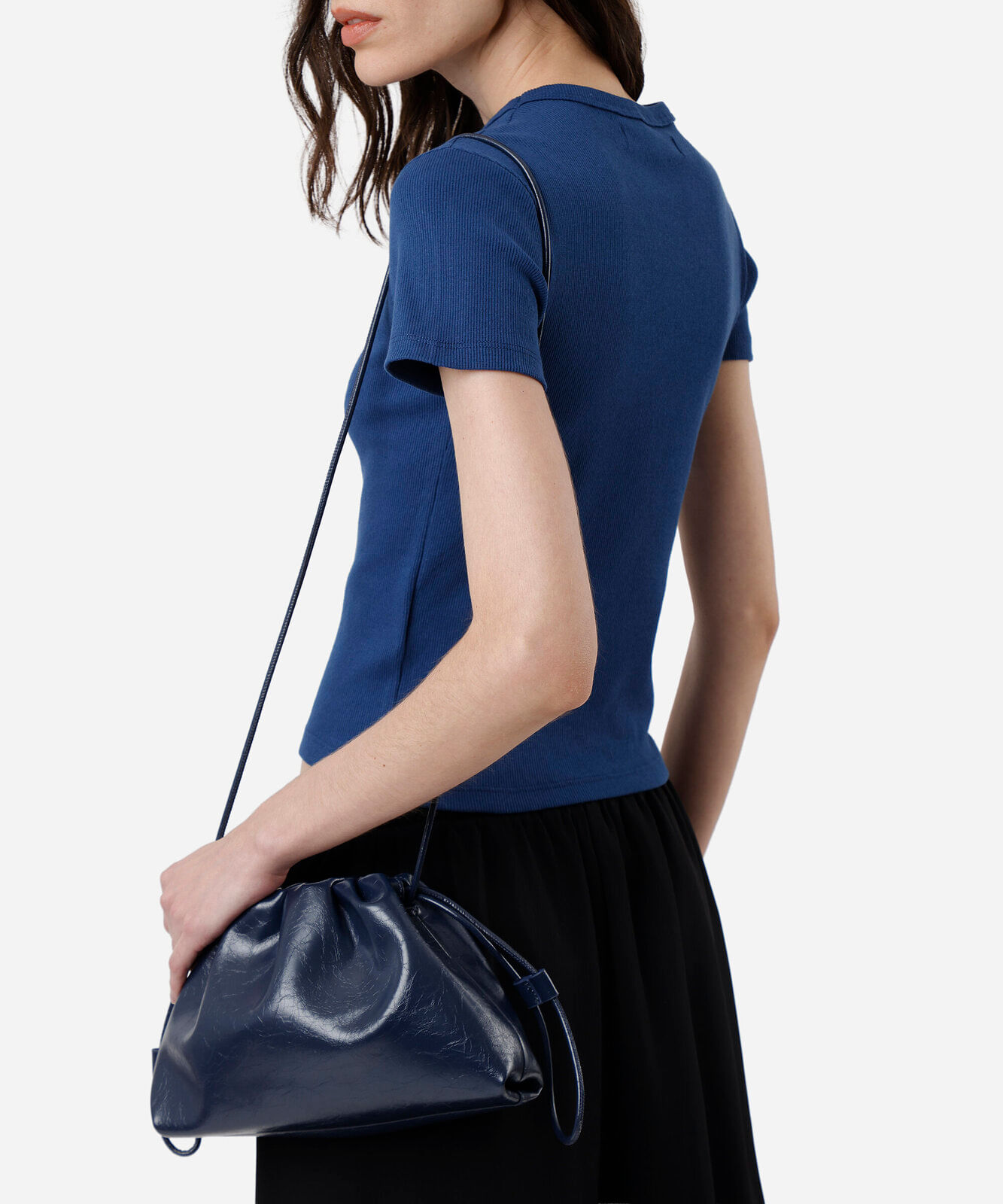 bolsa bucket azul