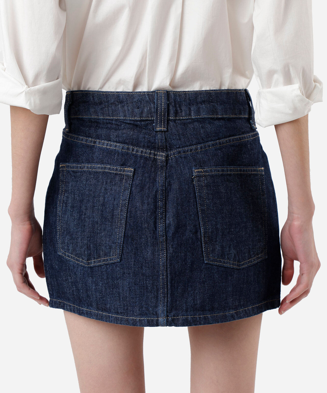 saia curta feminina jeans azul