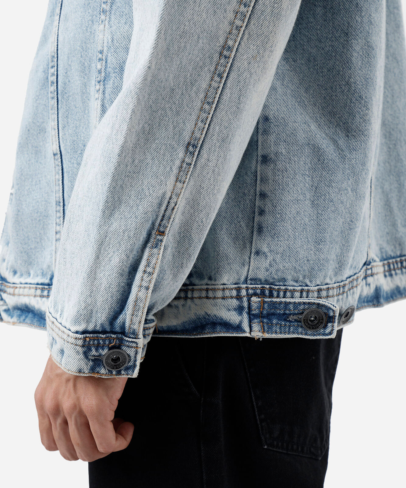 jaqueta masculina jeans azul