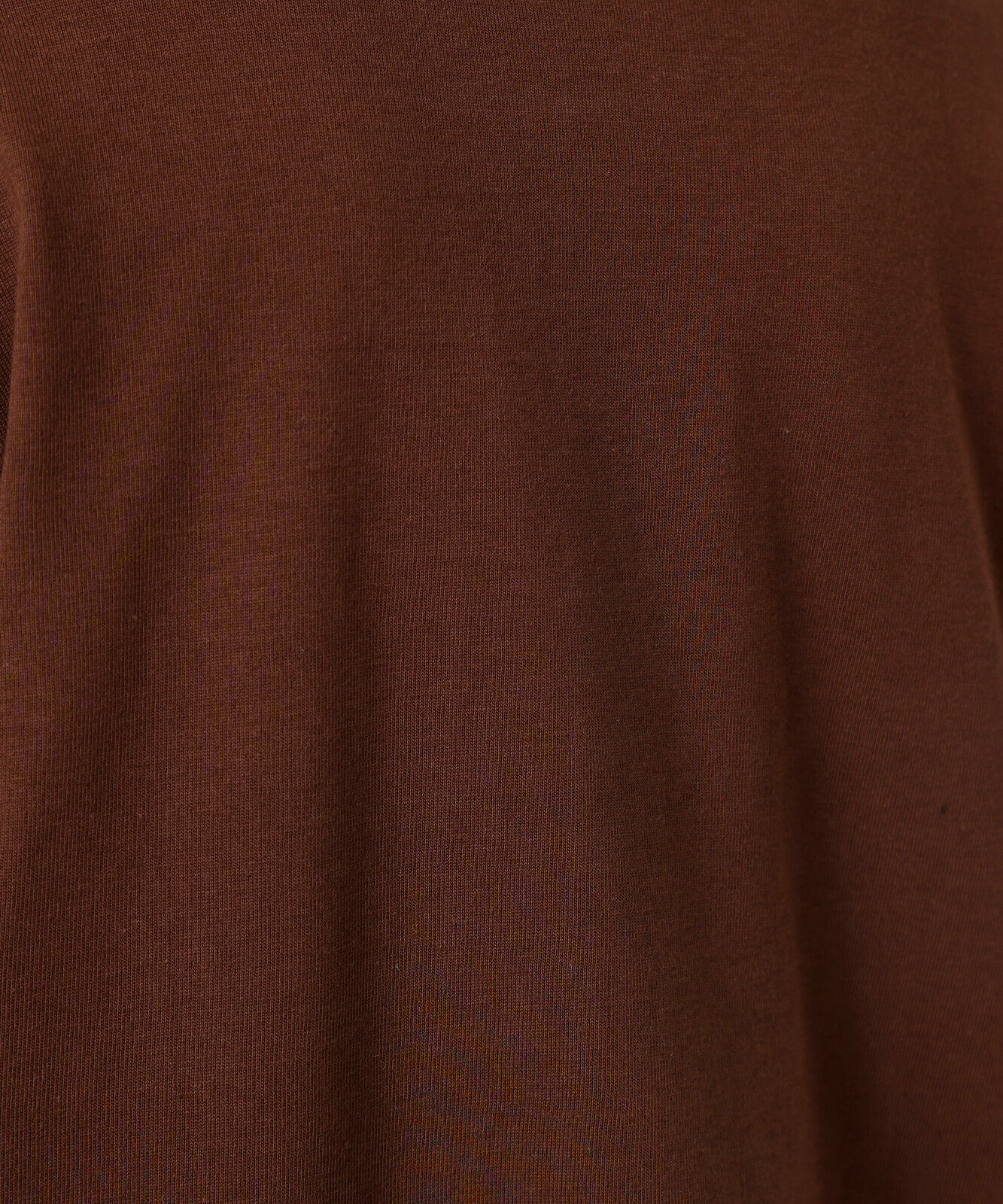 camiseta alongada feminina de algodão com renda mindset marrom