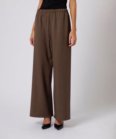calça estilo pijama feminina mindset marrom