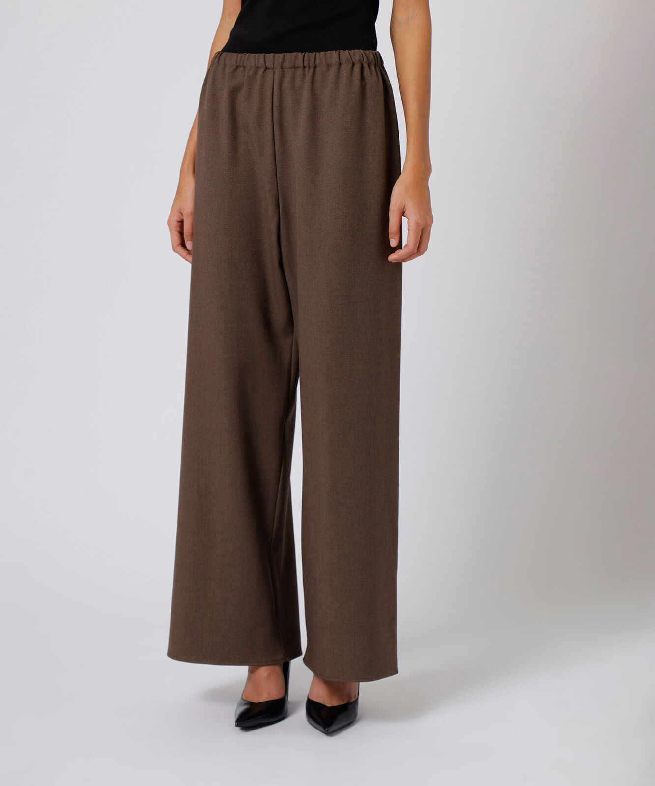 calça estilo pijama feminina mindset marrom