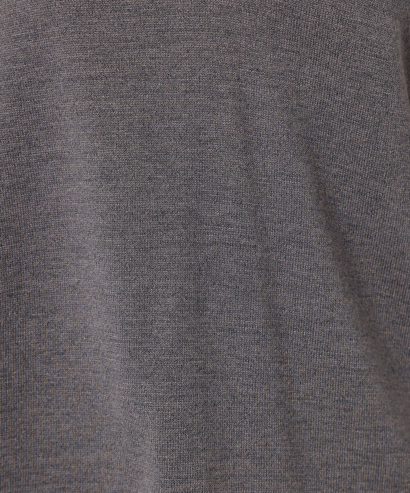 suéter feminino de tricot decote v com renda mindset cinza