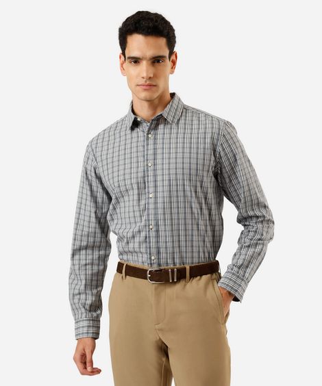 camisa masculina com algodão manga longa xadrez colorida