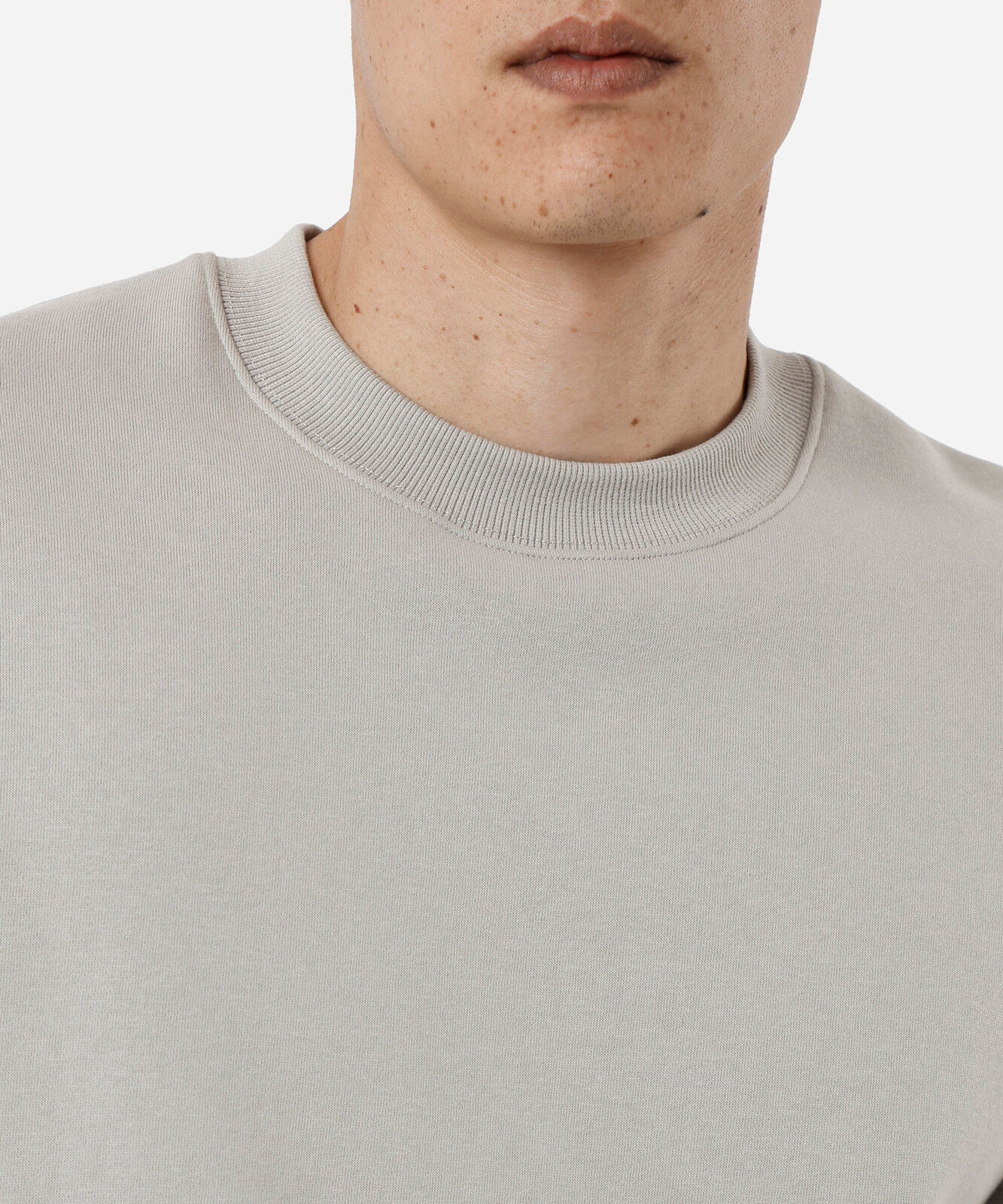 blusão oversized masculino de moletom cinza