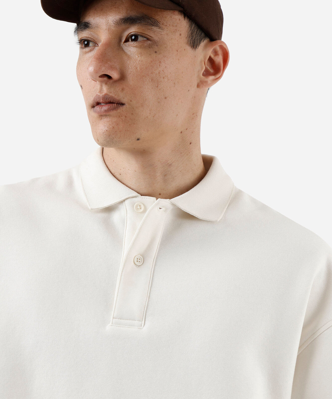 blusão oversized masculino de moletom com gola off white