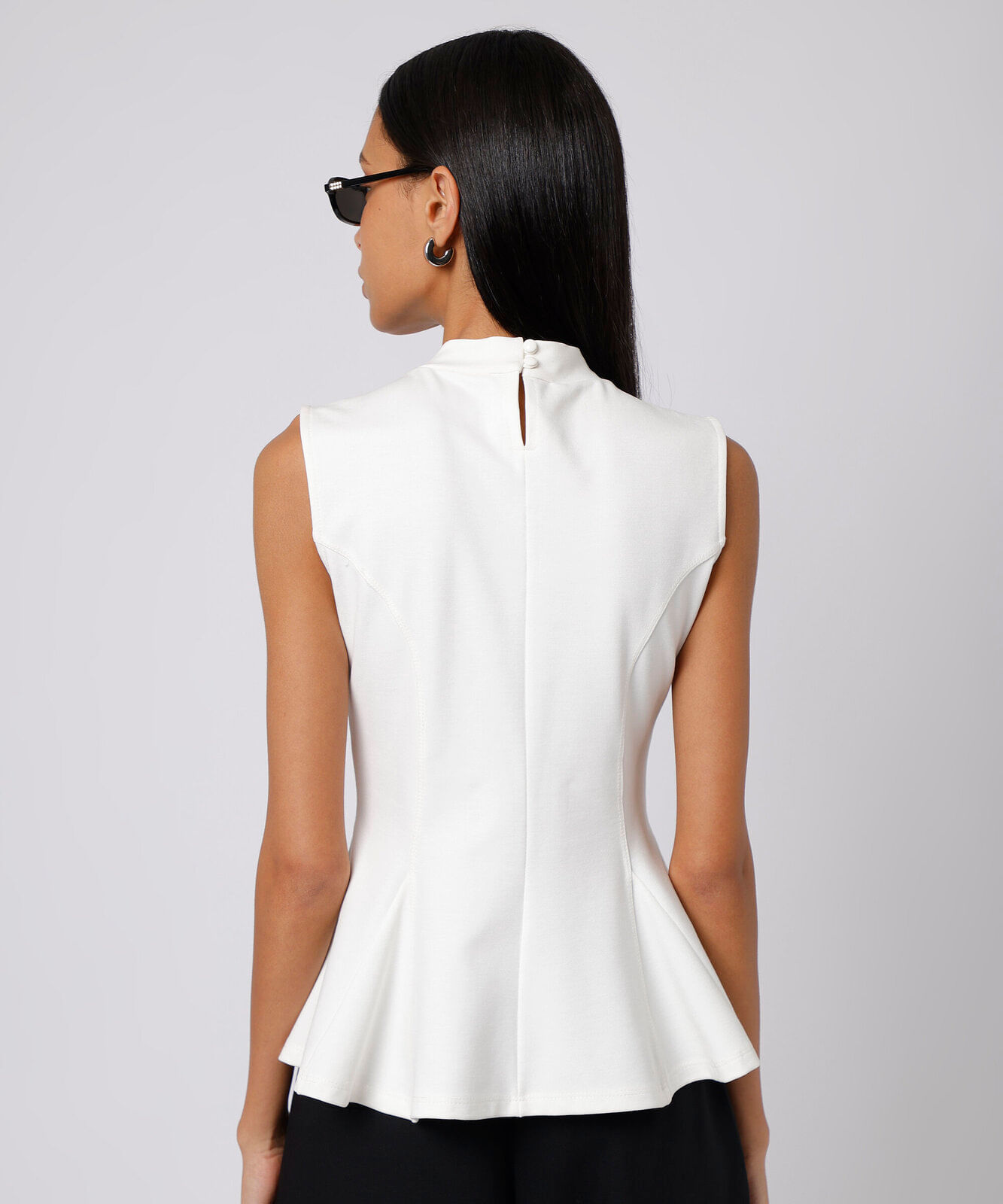 regata peplum feminina com viscose gola alta mindset off white