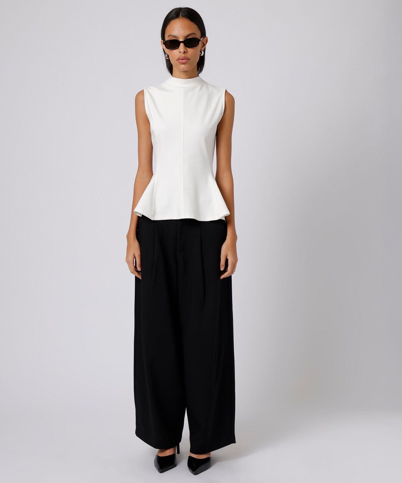 regata peplum feminina com viscose gola alta mindset off white