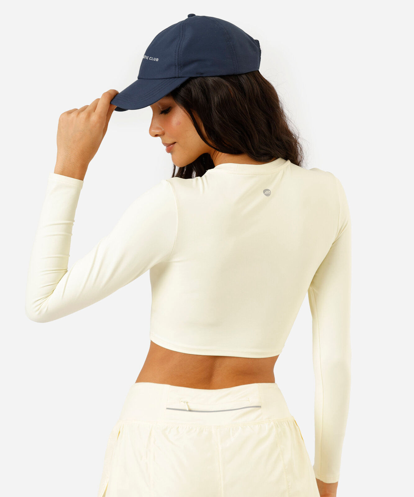 blusa cropped esportiva feminina de poliamida manga longa brasil amarela