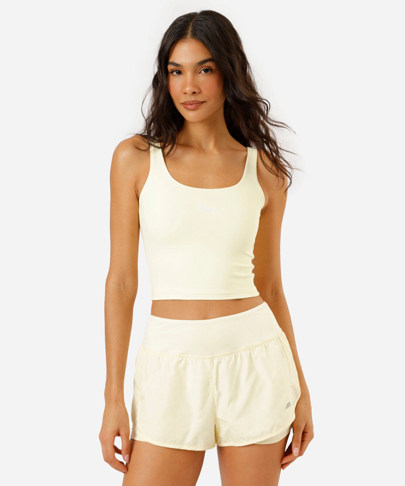 top alongado feminino brasil cea sports amarelo