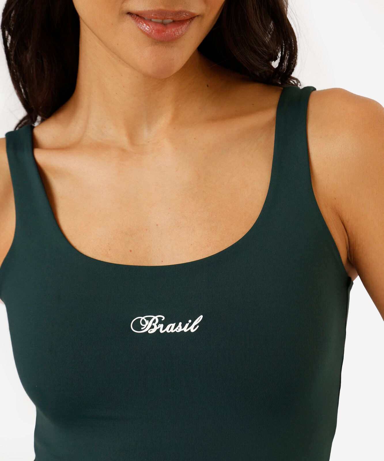 top alongado feminino brasil cea sports verde escuro