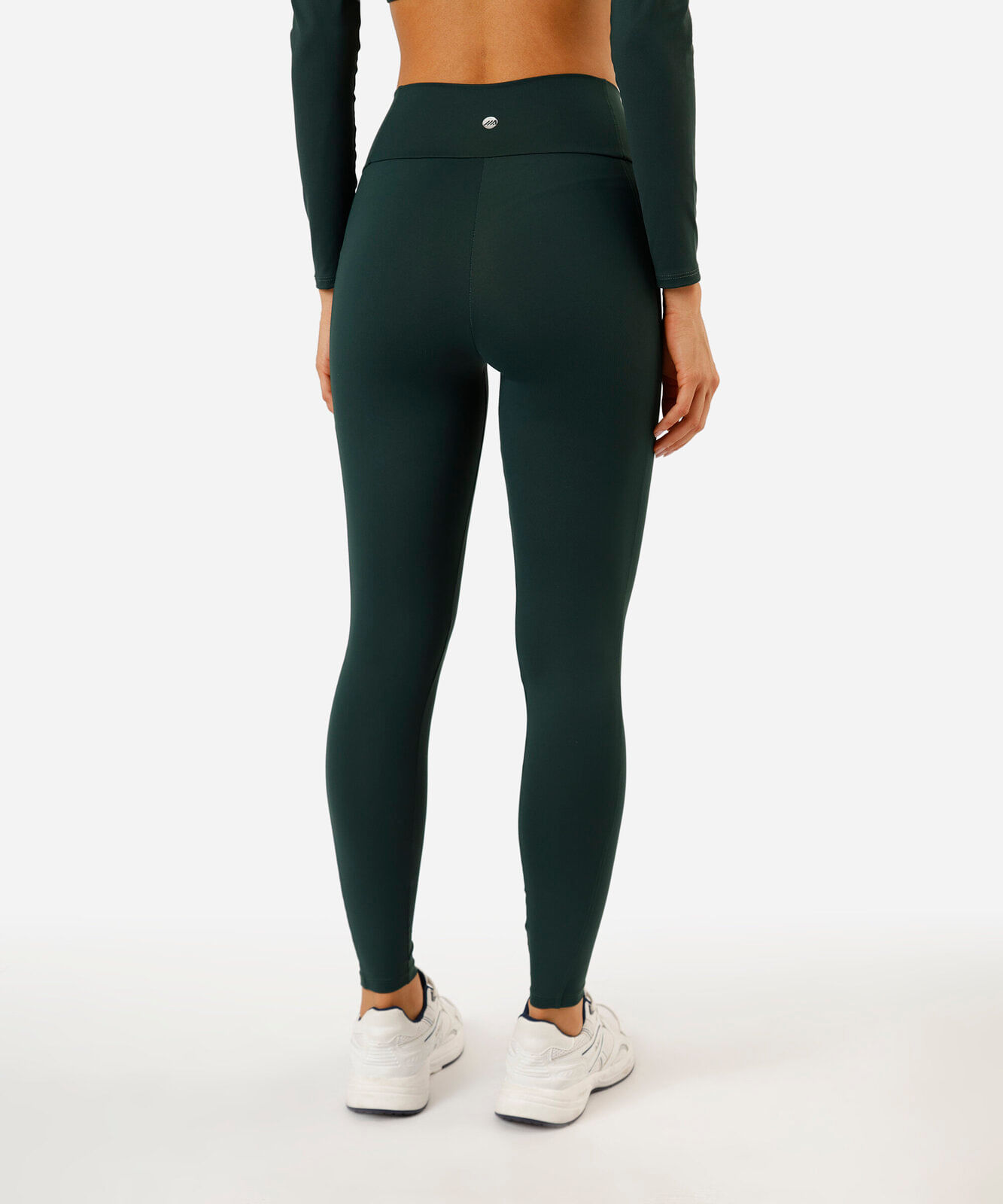 calça legging com bolsos esportiva verde
