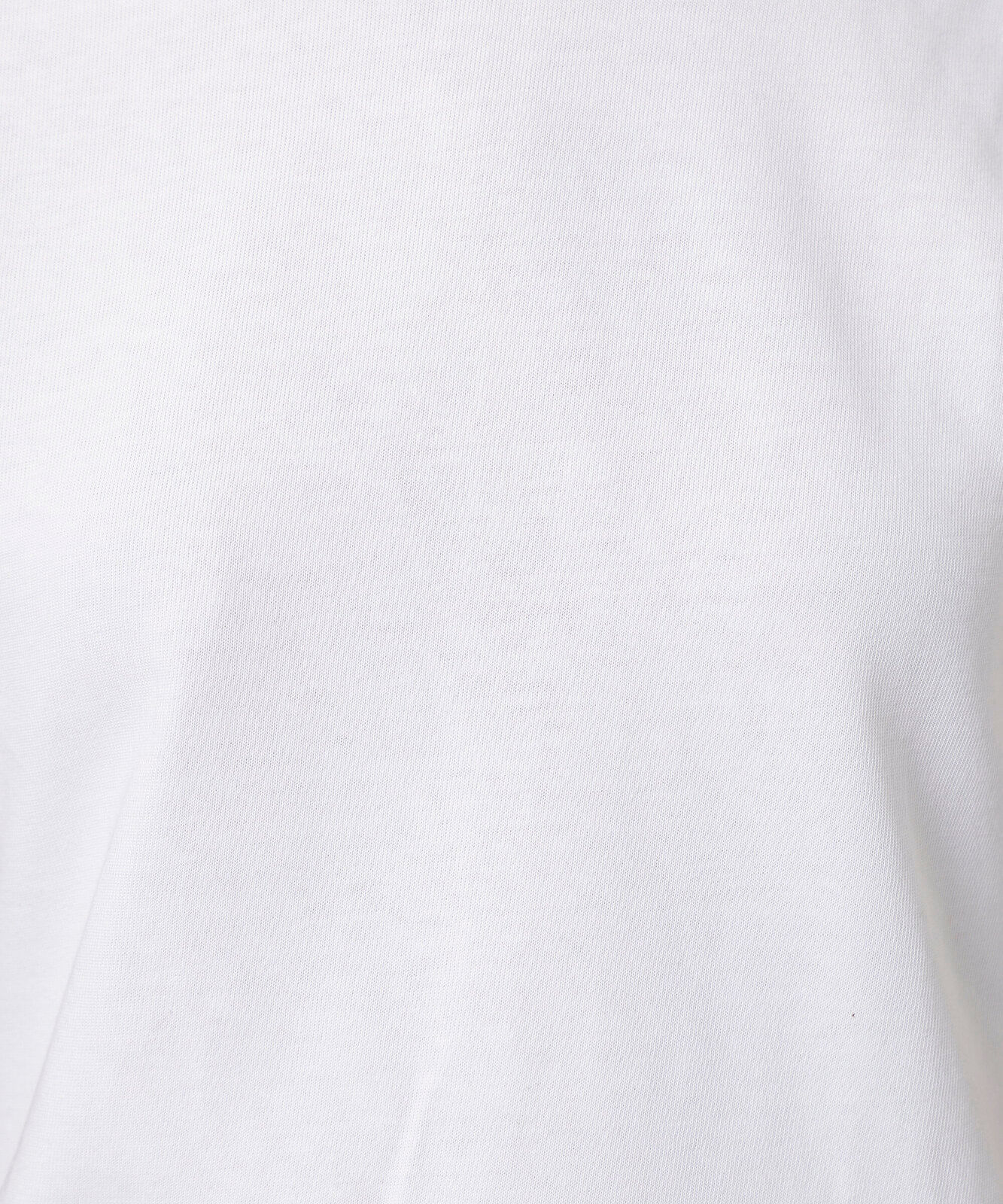 camiseta peplum feminina de algodão com renda manga curta mindset off white