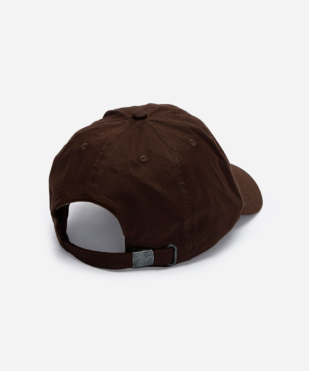 boné aba curva de sarja brasil marrom