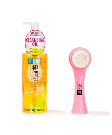 kit hada labo sabonete com massageador facial