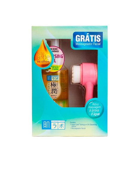 kit hada labo sabonete com massageador facial