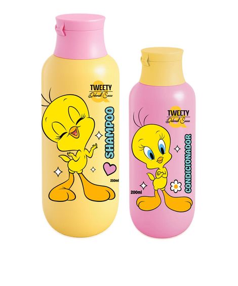 kit infantil cia beauty by deborah secco tweety shampoo 250ml e condicionador 200ml