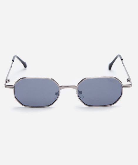 óculos de sol oval triton feminino cinza