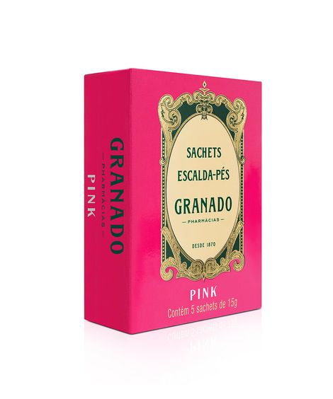 kit de 5 sachets granado escalda pés pink