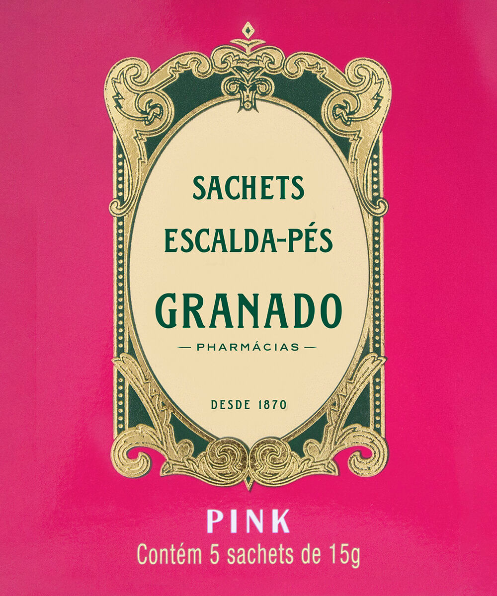 kit de 5 sachets granado escalda pés pink