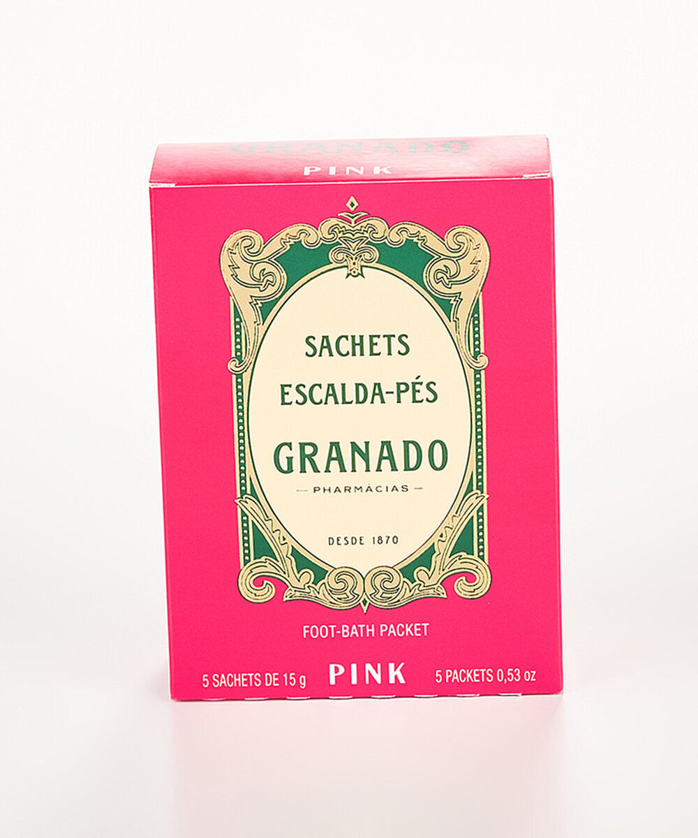 kit de 5 sachets granado escalda pés pink