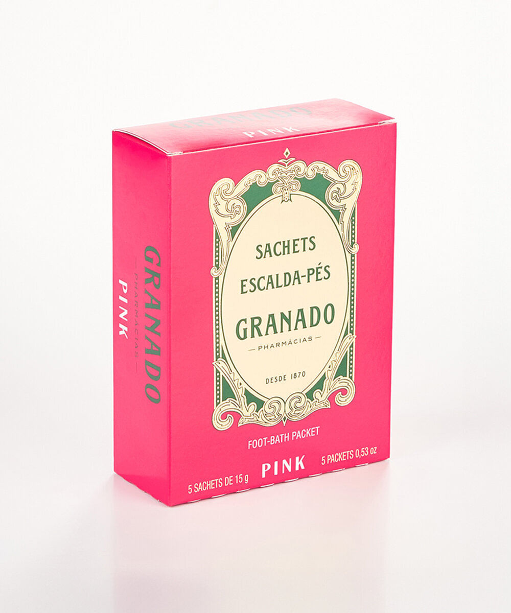 kit de 5 sachets granado escalda pés pink