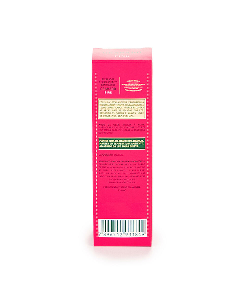 reparador granado de calcanhares danificados pink 20g
