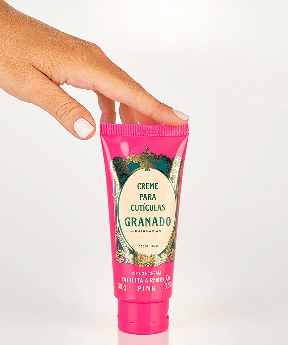 creme granado para cutículas pink 100g