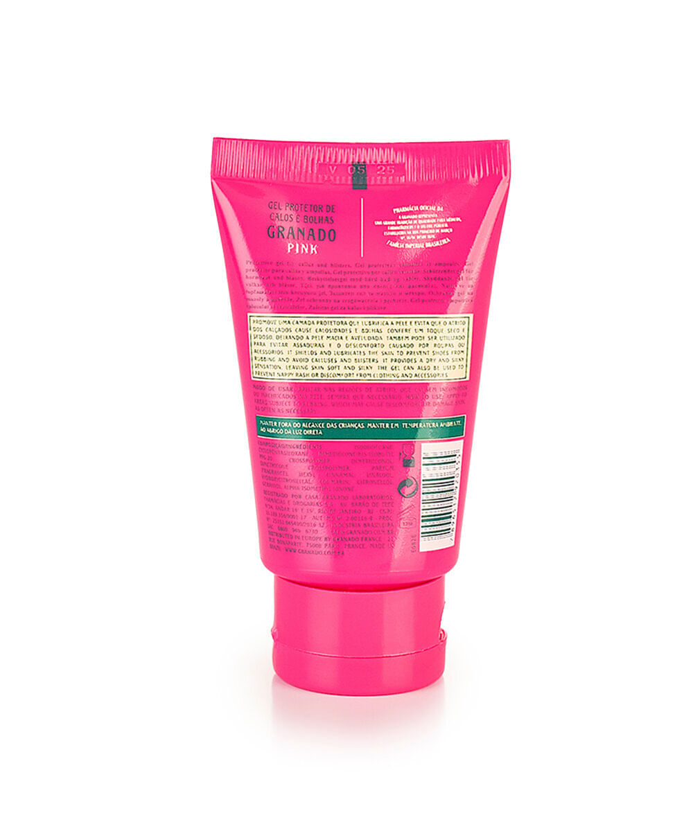 gel protetor granado de calos e bolhas pink 45g