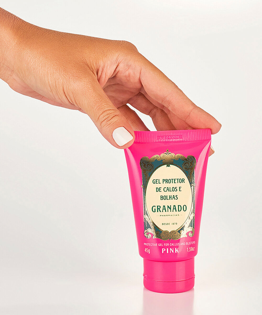 gel protetor granado de calos e bolhas pink 45g