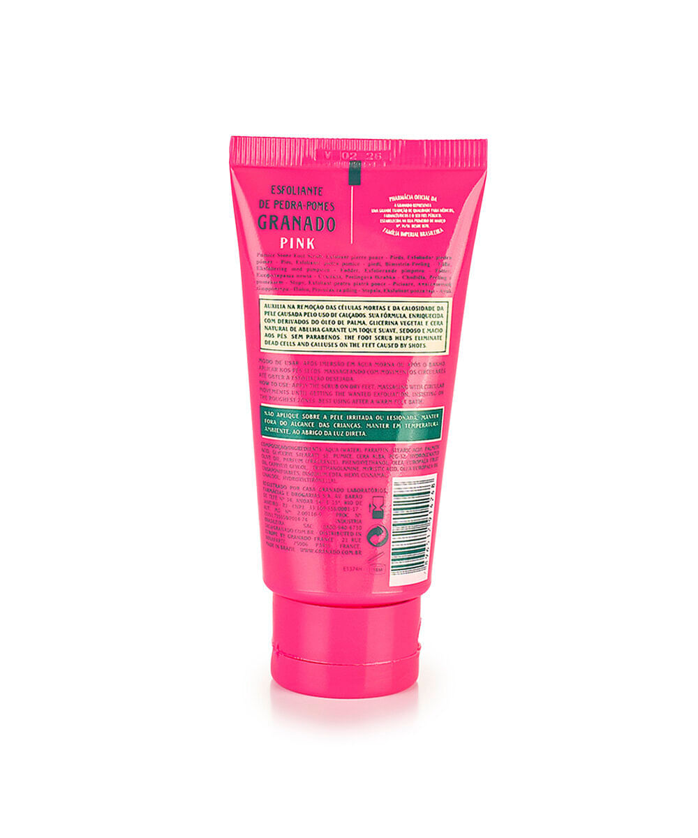 esfoliante granado pedra pomes pink 80g