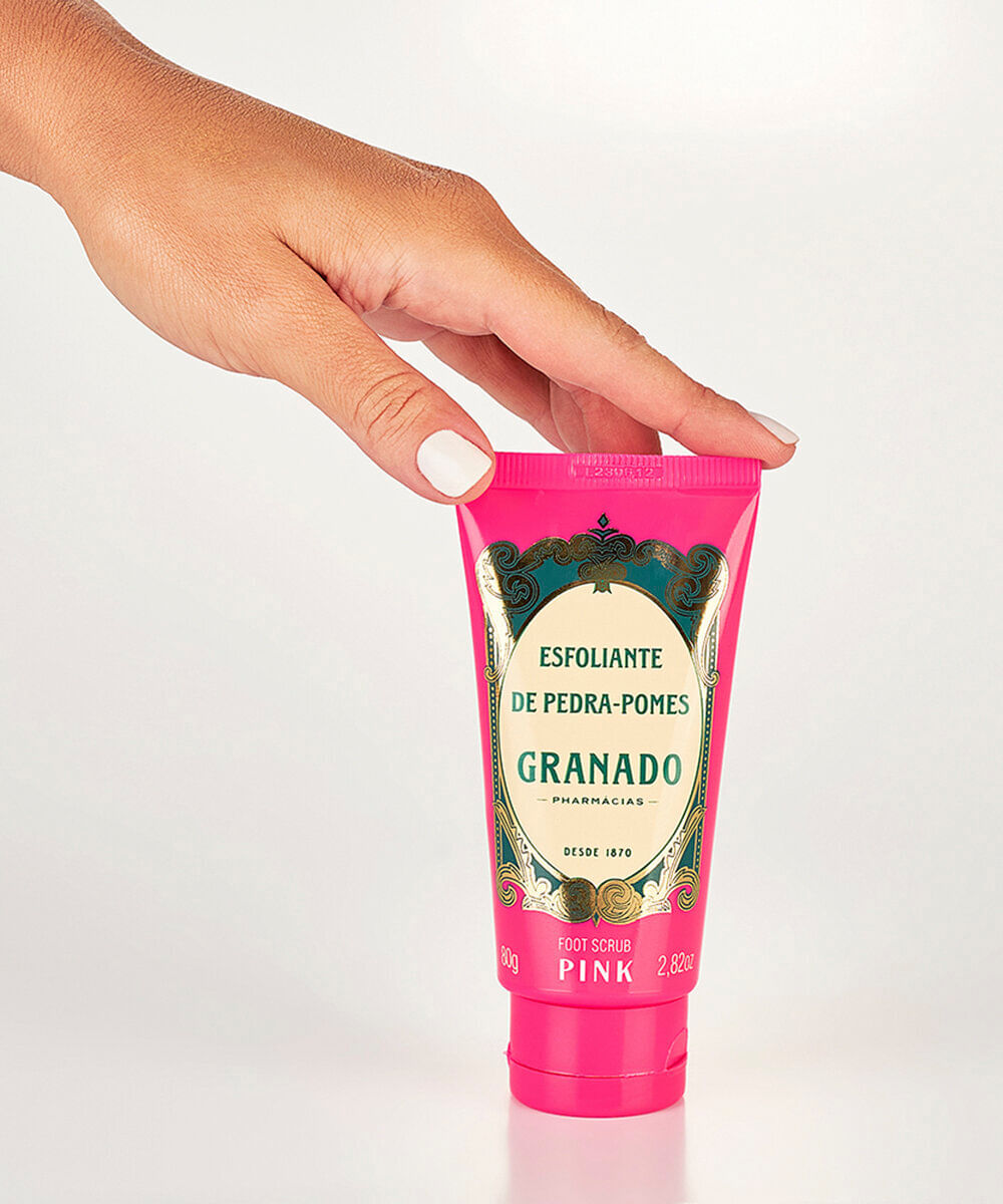 esfoliante granado pedra pomes pink 80g